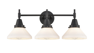 Innovations - 447-3W-BK-W-LED - LED Bath Vanity - Caden - Matte Black