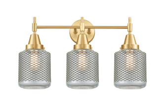 Innovations - 447-3W-SG-G262 - Three Light Bath Vanity - Caden - Satin Gold