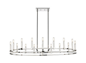 Innovations - 449-16CR-PN - 16 Light Chandelier - Downtown Urban - Polished Nickel