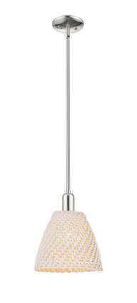 Innovations - 716-1S-PN-NBD-9-NAT - One Light Mini Pendant - Arcadia - Polished Nickel