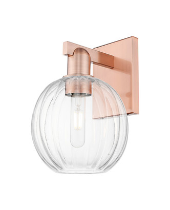 Innovations - 716-1W-AC-G458-7CL - One Light Wall Sconce - Arcadia - Antique Copper