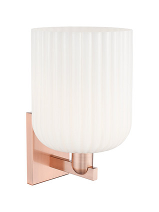 Arcadia One Light Wall Sconce (716-1W-AC-G559-8GWH)