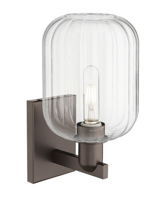 Arcadia One Light Wall Sconce (716-1W-OB-G460-7CL)
