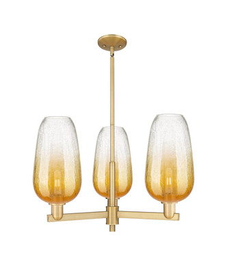 Innovations - 716-3CR-BB-G484-7AM - Three Light Flush Mount - Arcadia - Brushed Brass
