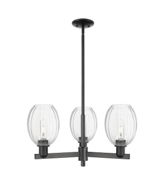 Innovations - 716-3CR-BK-G459-6CL - Three Light Flush Mount - Arcadia - Matte Black