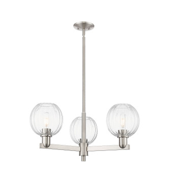 Innovations - 716-3CR-SN-G458-7CL - Three Light Pendant - Arcadia - Satin Nickel