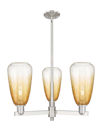 Innovations - 716-3CR-SN-G480-6AM - Three Light Pendant - Arcadia - Satin Nickel