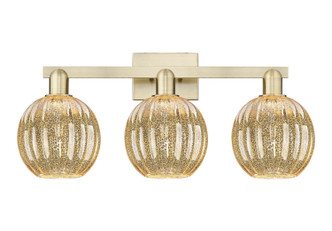 Innovations - 716-3W-AB-G458-7ME - Three Light Bath Vanity - Arcadia - Antique Brass