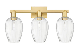 Innovations - 716-3W-SG-G457-6CL - Three Light Bath Vanity - Arcadia - Satin Gold
