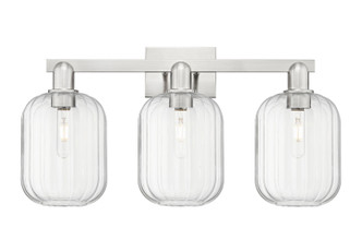 Innovations - 716-3W-SN-G460-7CL - Three Light Bath Vanity - Arcadia - Brushed Satin Nickel
