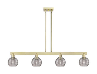 Innovations - 716-4I-AB-G1213-6SM - Four Light Island Pendant - Arcadia - Antique Brass