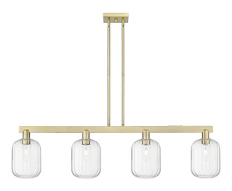 Innovations - 716-4I-AB-G460-7CL - Four Light Island Pendant - Arcadia - Antique Brass