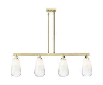 Innovations - 716-4I-AB-G480-6OP - Four Light Island Pendant - Arcadia - Antique Brass