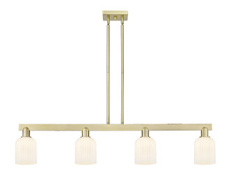 Innovations - 716-4I-AB-G559-5GWH - Four Light Island Pendant - Arcadia - Antique Brass