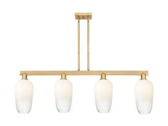 Innovations - 716-4I-BB-G484-7OP - Four Light Island Pendant - Arcadia - Brushed Brass