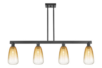 Innovations - 716-4I-BK-G480-6AM - Four Light Island Pendant - Arcadia - Matte Black