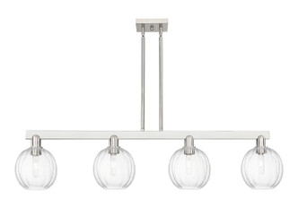 Innovations - 716-4I-SN-G458-7CL - Four Light Island Pendant - Arcadia - Brushed Satin Nickel