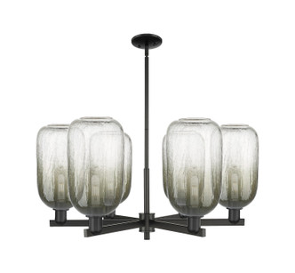 Innovations - 716-6CR-BK-G482-7SL - Six Light Chandelier - Arcadia - Matte Black