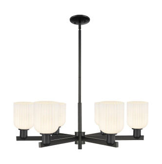 Innovations - 716-6CR-BK-G559-5GWH - Six Light Chandelier - Arcadia - Matte Black