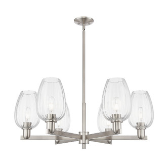 Innovations - 716-6CR-SN-G457-6CL - Six Light Chandelier - Arcadia - Satin Nickel