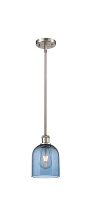 manufacturer_finish:Brushed Satin Nickel|manufacturer_glass:Blue|light_output:220.00lm|color_temperature:2200K|cri:99