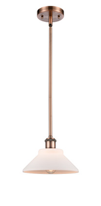 manufacturer_finish:Antique Copper|manufacturer_glass:Cased Matte White Orwell|light_output:220.00lm|color_temperature:2200K|cri:99