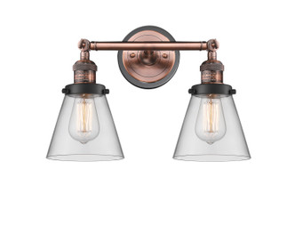 Innovations - 208BP-ACBK-G62 - Two Light Bath Vanity - Franklin Restoration - Antique Copper