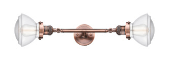Innovations - 208L-AC-G322 - Two Light Bath Vanity - Franklin Restoration - Antique Copper