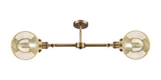Innovations - 209-BB-G208-8 - Two Light Island Pendant - Franklin Restoration - Brushed Brass
