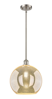 Innovations - 516-1S-SN-G128-12 - One Light Mini Pendant - Ballston - Brushed Satin Nickel