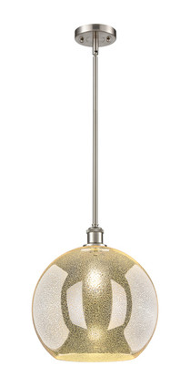 Innovations - 516-1S-SN-G128-14 - One Light Pendant - Ballston - Brushed Satin Nickel