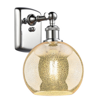 Innovations - 516-1W-PC-G128-8 - One Light Wall Sconce - Ballston - Polished Chrome