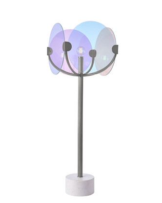 Kalco - 521695SN - One Light Floor Lamp - Chroma - Satin Nickel