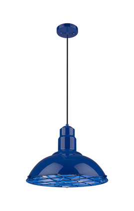 Innovations - 455-1P-16BL - One Light Pendant - Langston - Blue Innovations - 455-1P-16BL - One Light Pendant - Langston - Blue
