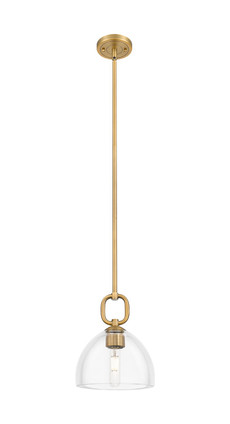 Innovations - 485-1S-BB-G486-8CL - One Light Mini Pendant - Downtown Urban - Brushed Brass