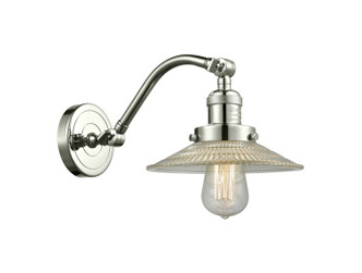 manufacturer_finish:Polished Nickel|manufacturer_glass:Clear Halophane|light_output:600.00lm|color_temperature:2700K|cri:82