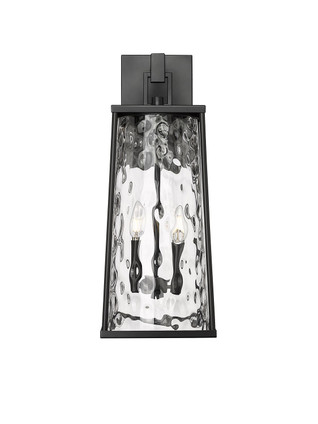 Millennium - 10602-PBK - Two Light Outdoor Wall Sconce - Dutton - Powder Coated Black