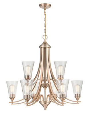 Natalie Nine Light Chandelier (1469-MG)