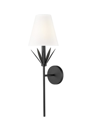 Millennium - 19701-MB - One Light Wall Sconce - Primrose - Matte Black