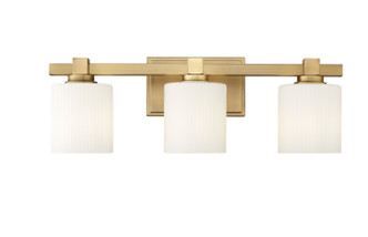 Millennium - 23103-VB - Three Light Vanity - Abelson - Vintage Brass