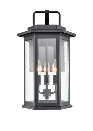 Ellis Three Light Outdoor Wall Bracket (2685-PBK)