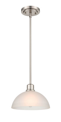 Millennium - 2811-BN - One Light Pendant - Amberle - Brushed Nickel