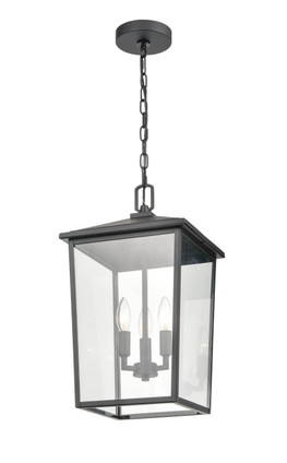 Millennium - 2973-PBK - Three Light Outdoor Hanging Lantern - Fetterton - Powder Coated Black
