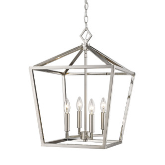 Millennium - 3244-SN - Four Light Pendant - Satin Nickel