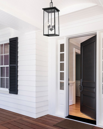 Barkeley Four Light Outdoor Hanging Lantern (42605-PBK)