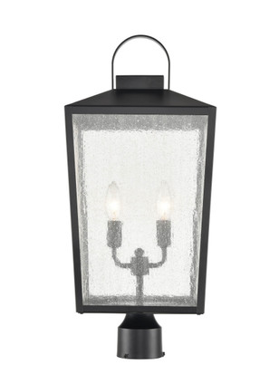 Devens Two Light Outdoor Post Lantern (42654-PBK)