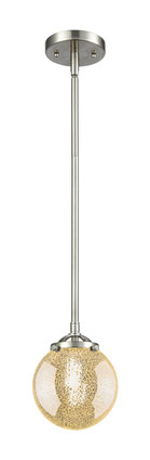 Innovations - 284-1S-SN-G208-6 - One Light Mini Pendant - Nouveau - Brushed Satin Nickel