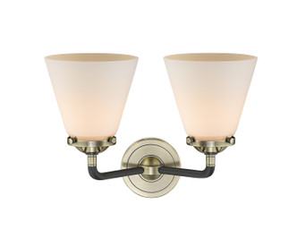 manufacturer_finish:Black Antique Brass|manufacturer_glass:Matte White Cased Small Cone|light_output:220.00lm|color_temperature:2200K|cri:99