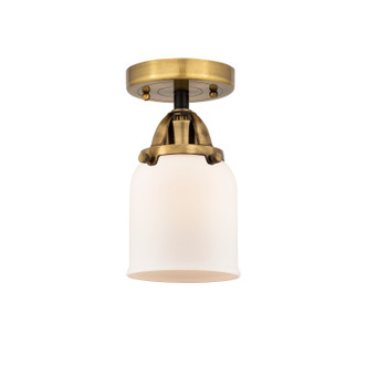 manufacturer_finish:Black Antique Brass|manufacturer_glass:Cased Matte White Small Bell|light_output:220.00lm|color_temperature:2200K|cri:99