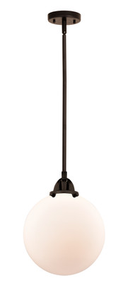 manufacturer_finish:Oil Rubbed Bronze|manufacturer_glass:Cased Matte White Beacon|light_output:220.00lm|color_temperature:2200K|cri:99